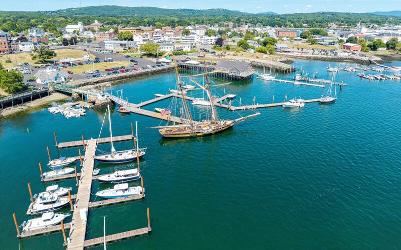 Rockland, Maine harbor