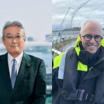 Umios CEO Masaru Ikemi and High Liner Foods CEO Paul Jewer