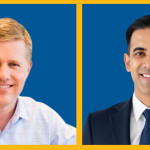 Aquamar CEO Daryl Gormley and Cox's Seafood Senior Vice President Vnay Bedi