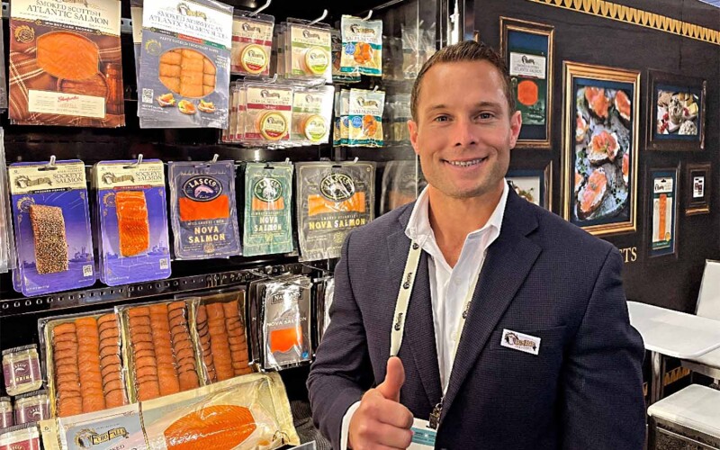 Kyle White is the incoming sales manager at smoked seafood producer Echo Falls