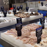 A Russian seafood market.