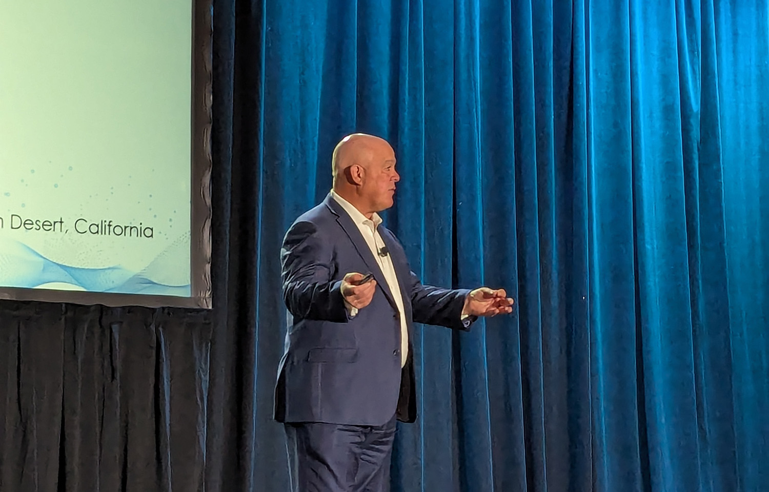 David Portalatin, a senior vice president and industry advisor for food and foodservice at data firm Circana, on stage at GSMC