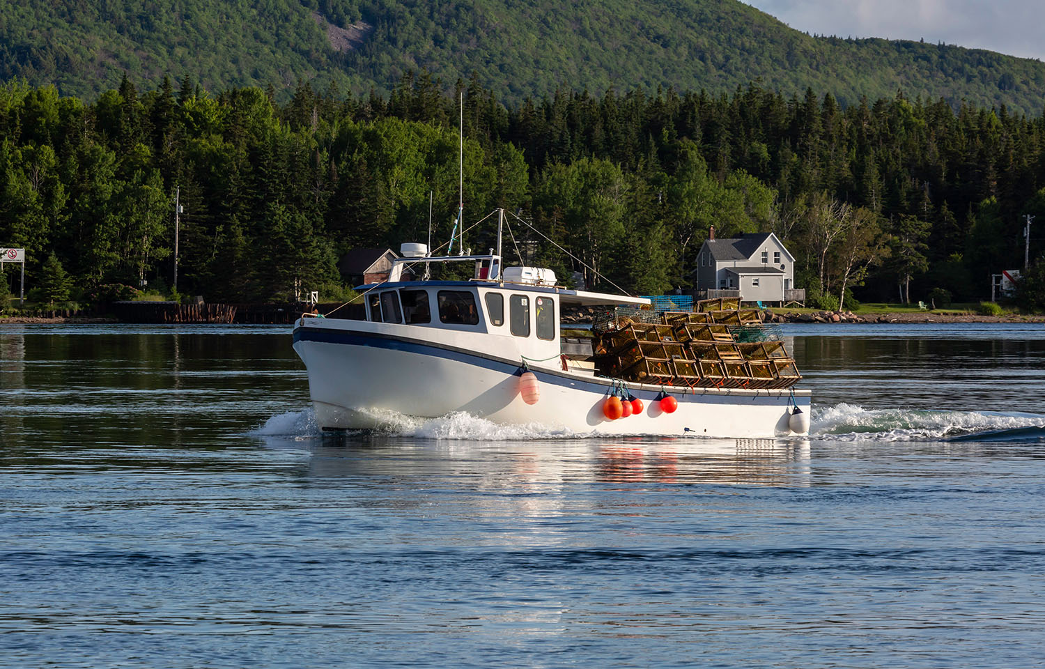 A lobster vessel in Canada
