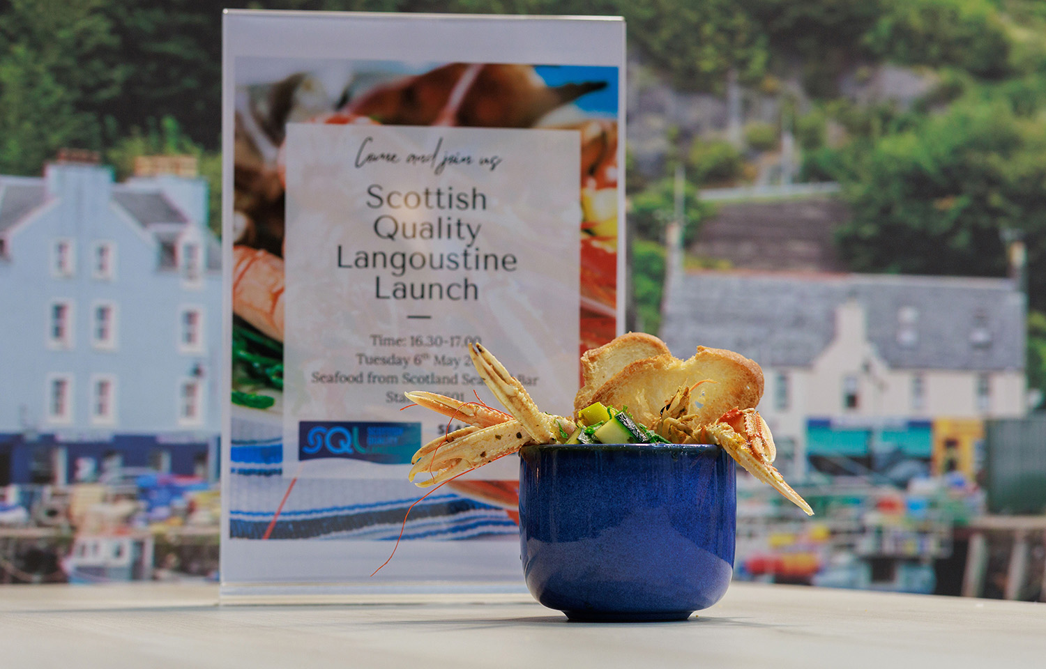 A langoustine dish