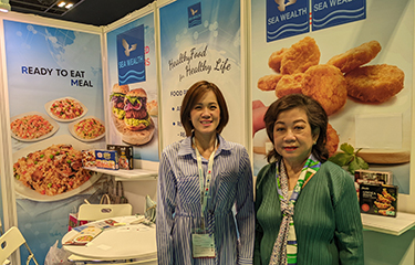 Sea Wealth Marketing Director Wannasiri Laosirichon and Vice President Vichittra Aramwattananont.