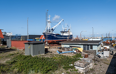 Denmark fishing port