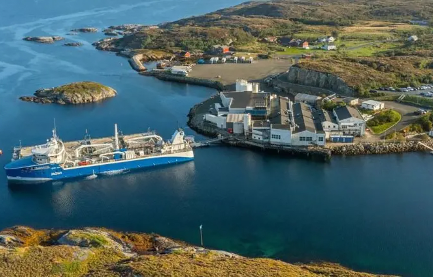 Måsøval's new processing facility in the town of Ulvan