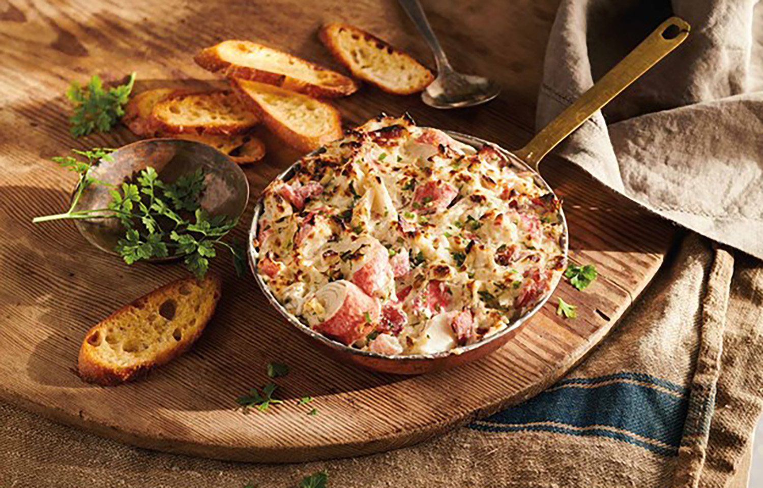 Bacon horseradish pollock