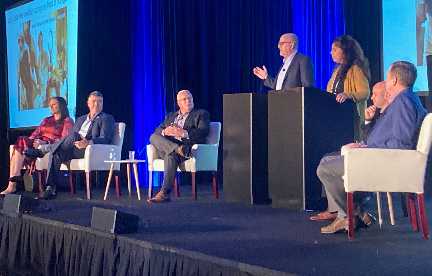 The shellfish panel at the 2024 GSMC.