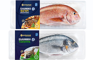 Avramar's new fresh packs which will include seabass, seabream, and pagrus.