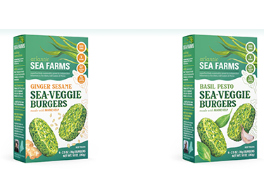 Atlantic Sea Farms' new kelp-based veggie burgers
