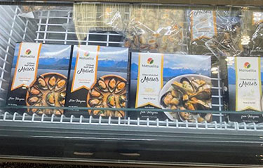 Manuelita Acuicultura products on display at Seafood Expo North America 2023.