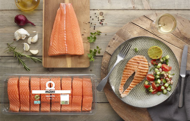 An example of new Mowi products for the market in Spain.