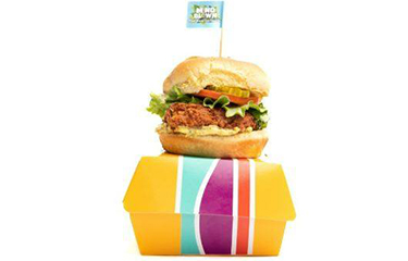 Mind Blown Plant Based Seafood sandwich