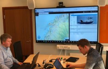 Naviaq's system at work.