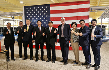 Representatives of CP Foods at the opening of Homegrown Shrimp USA.