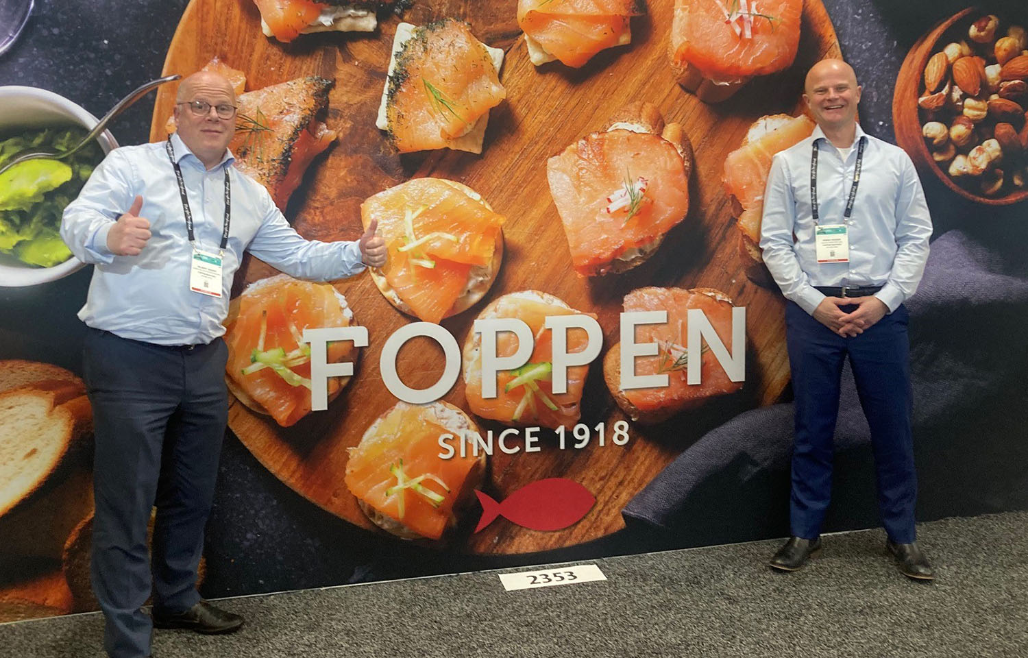 Foppen Chief Commercial Officer Wilbert Vedder and U.S. Sales Director Remko Vedder