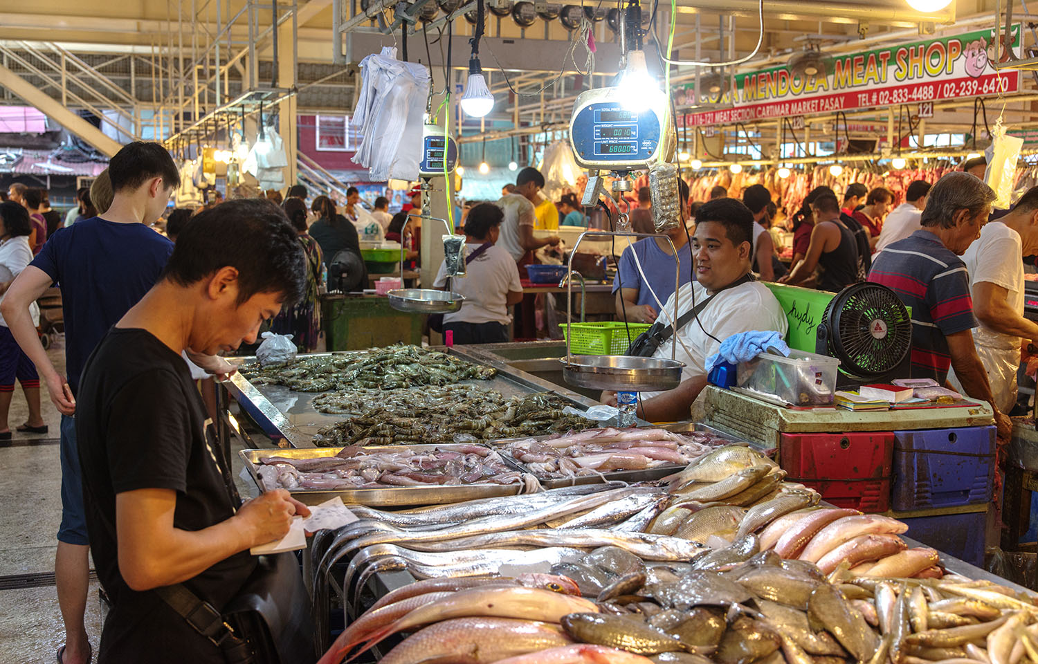 A fish market in Manila, the Philippines