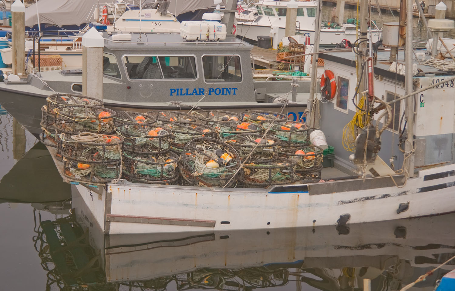 Commercial Dungeness crab fishing vessel
