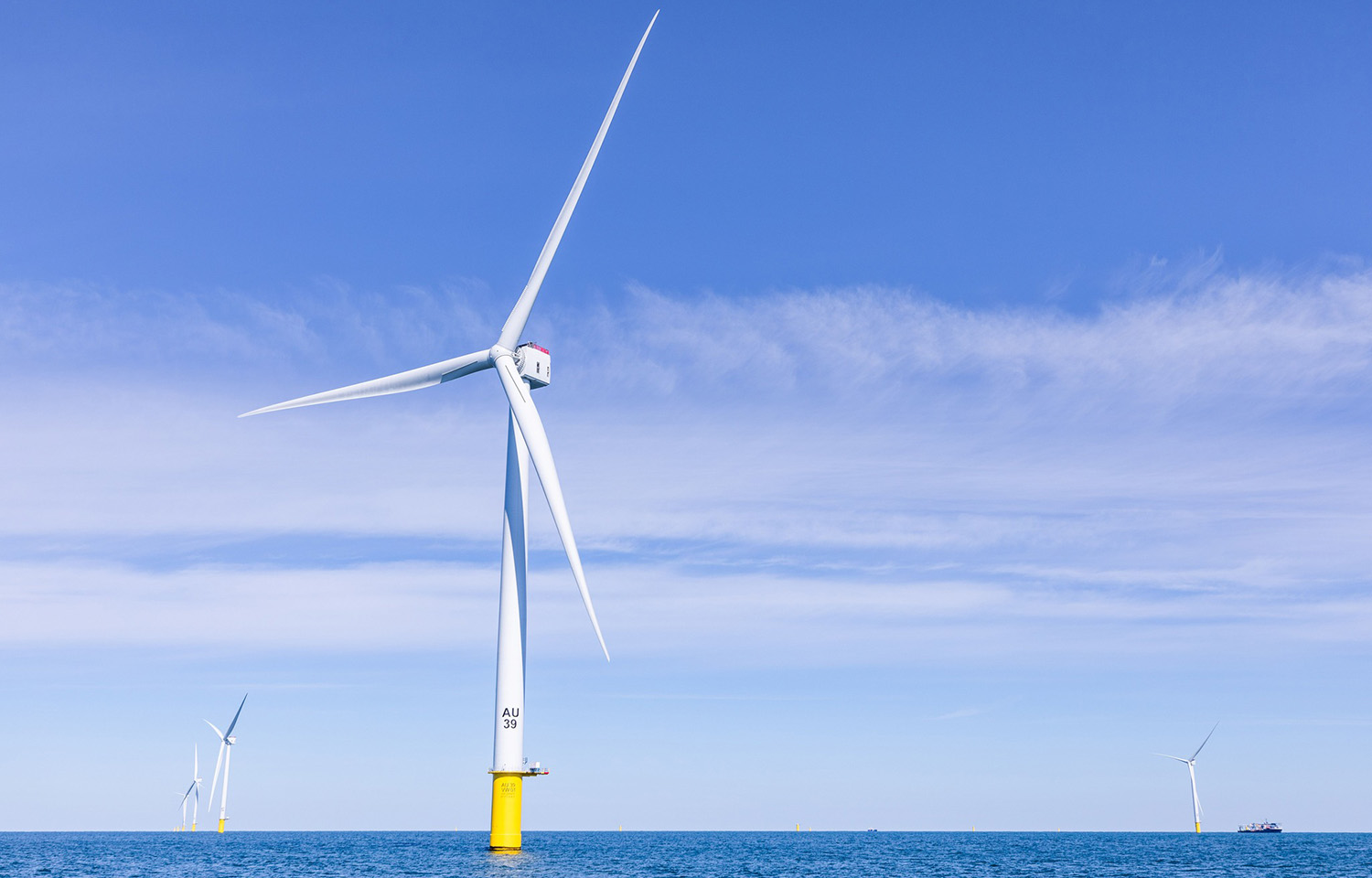 A large offshore wind turbine