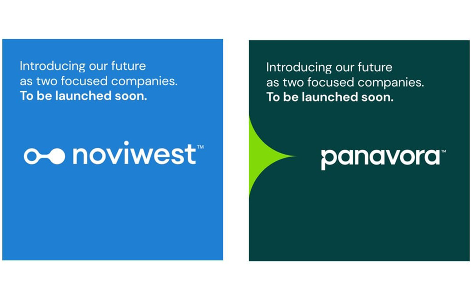The logos for Noviwest and Panavora