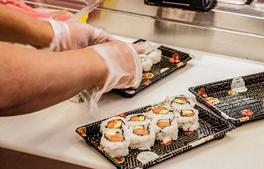 Sushi packaging