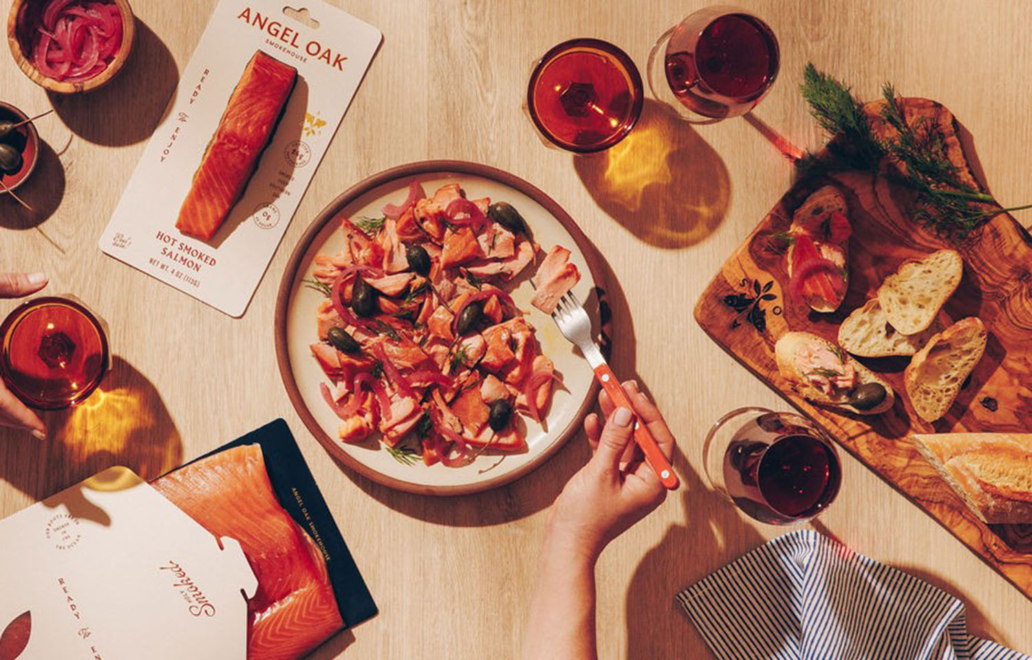 Angel Oak Smokehouse provides hot and cold smoked salmon products across the southeastern United States