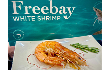 FreeBay's premium shrimp offering.