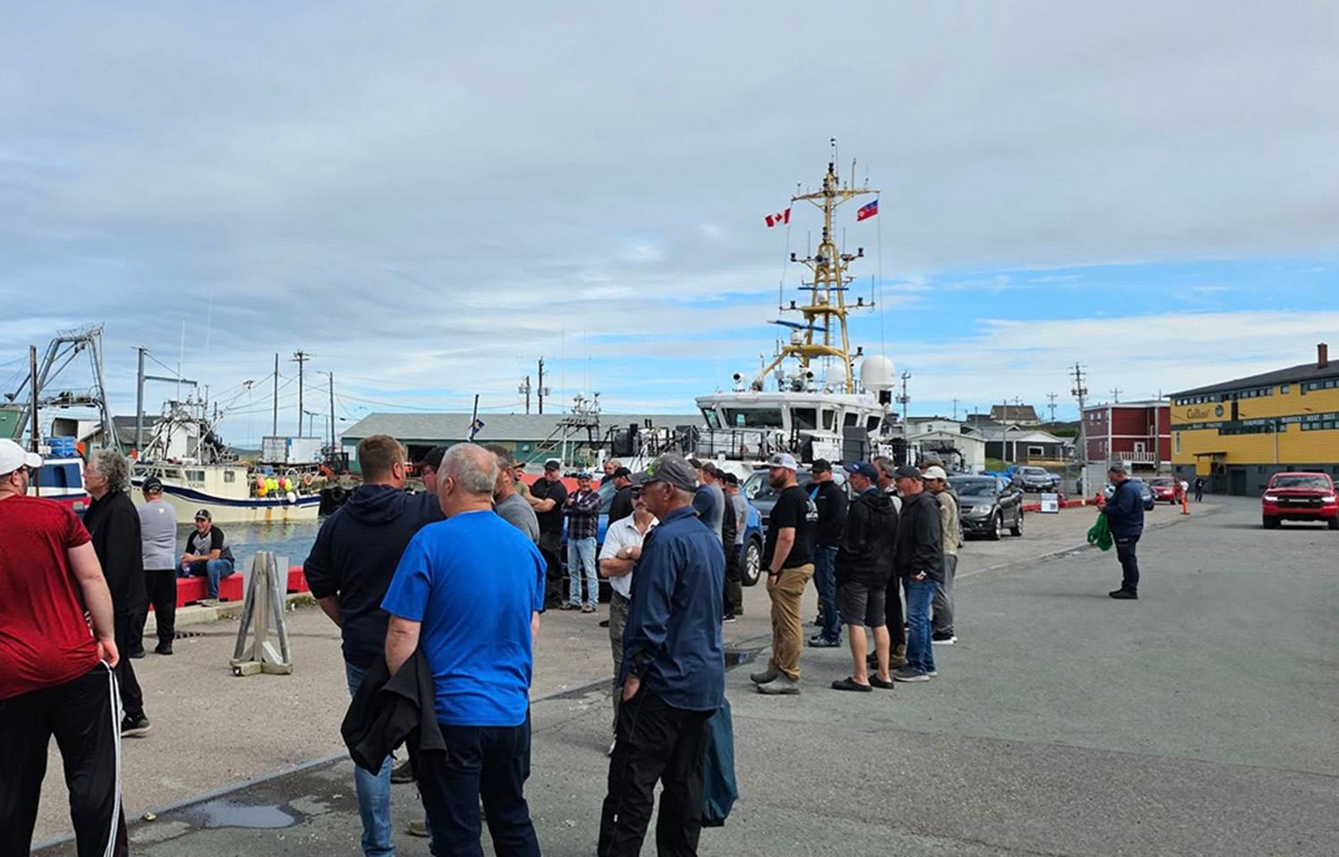 FFAW protests Royal Greenland, claiming it has locked out Newfoundland sea cucumber fishery
