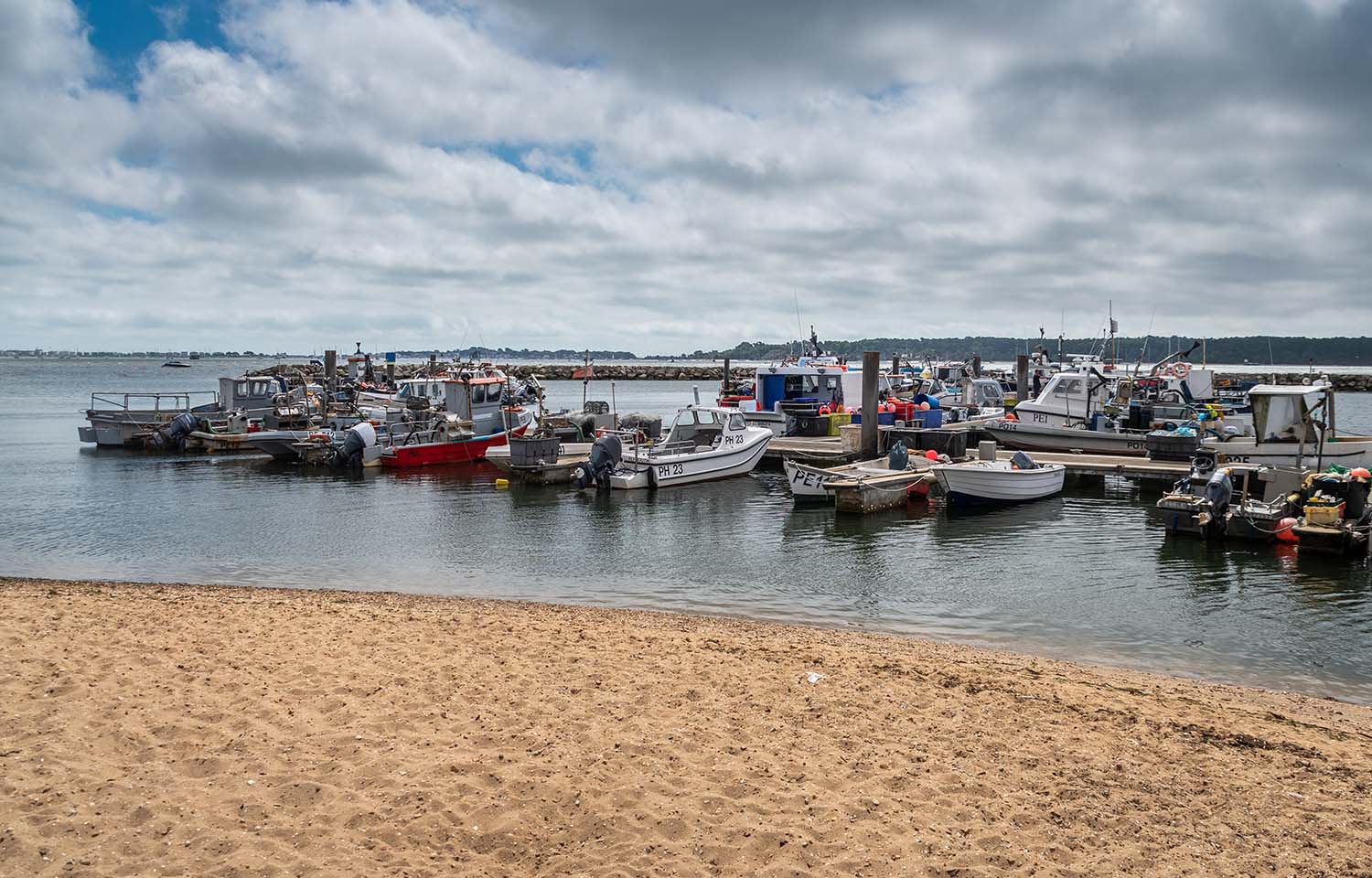 Small boats in Dorset, U.K.