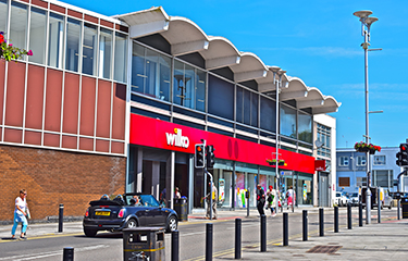 The exterior of a Wilko store in the U.K.