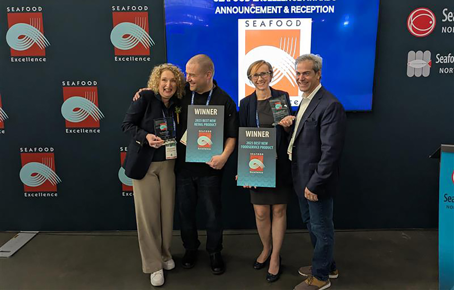 Winners of the 2025 Seafood Excellence Awards