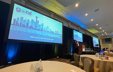 Susan Farquharson's presentation on the location of GOAL 2023.