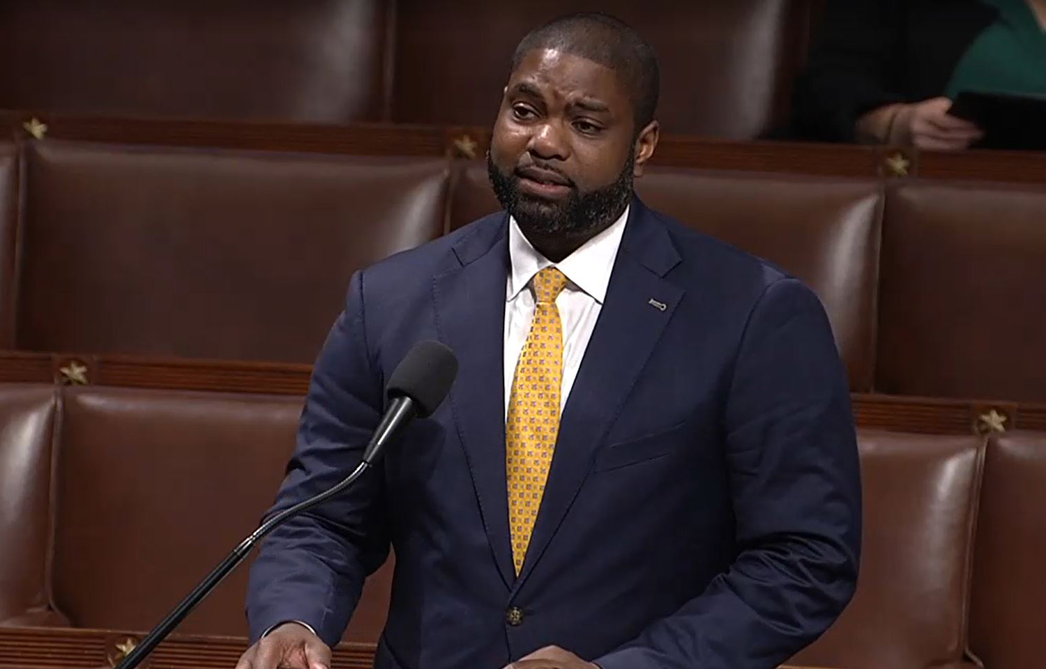 U.S. Representative Byron Donalds speaking on the floor of the House of Representatives