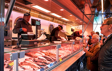 The San Pauli Hamburg fish market in Germany.
