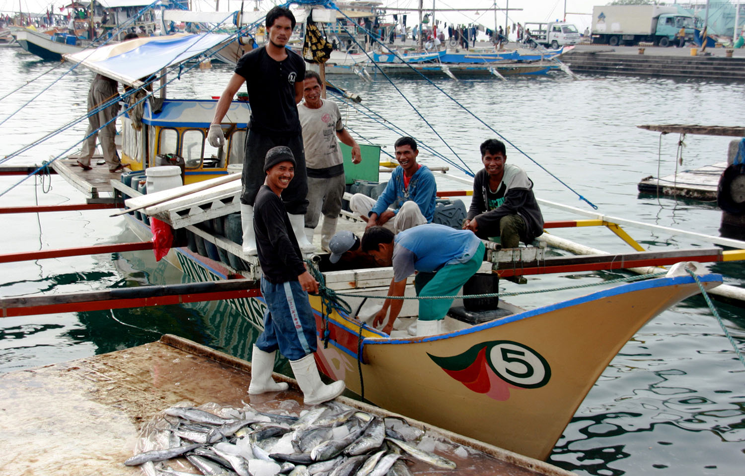 Fishers in the Philippines.