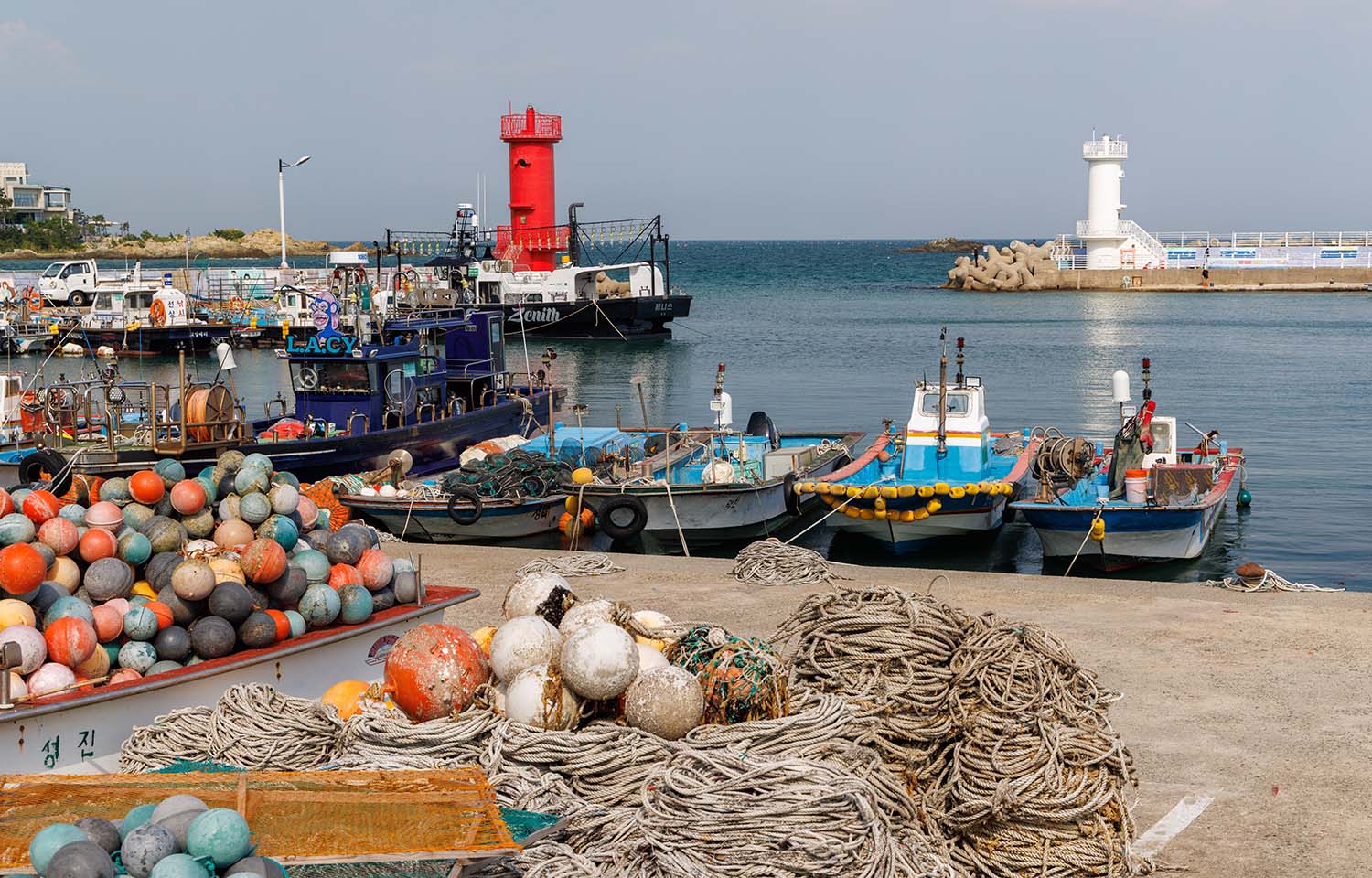 A port in South Korea