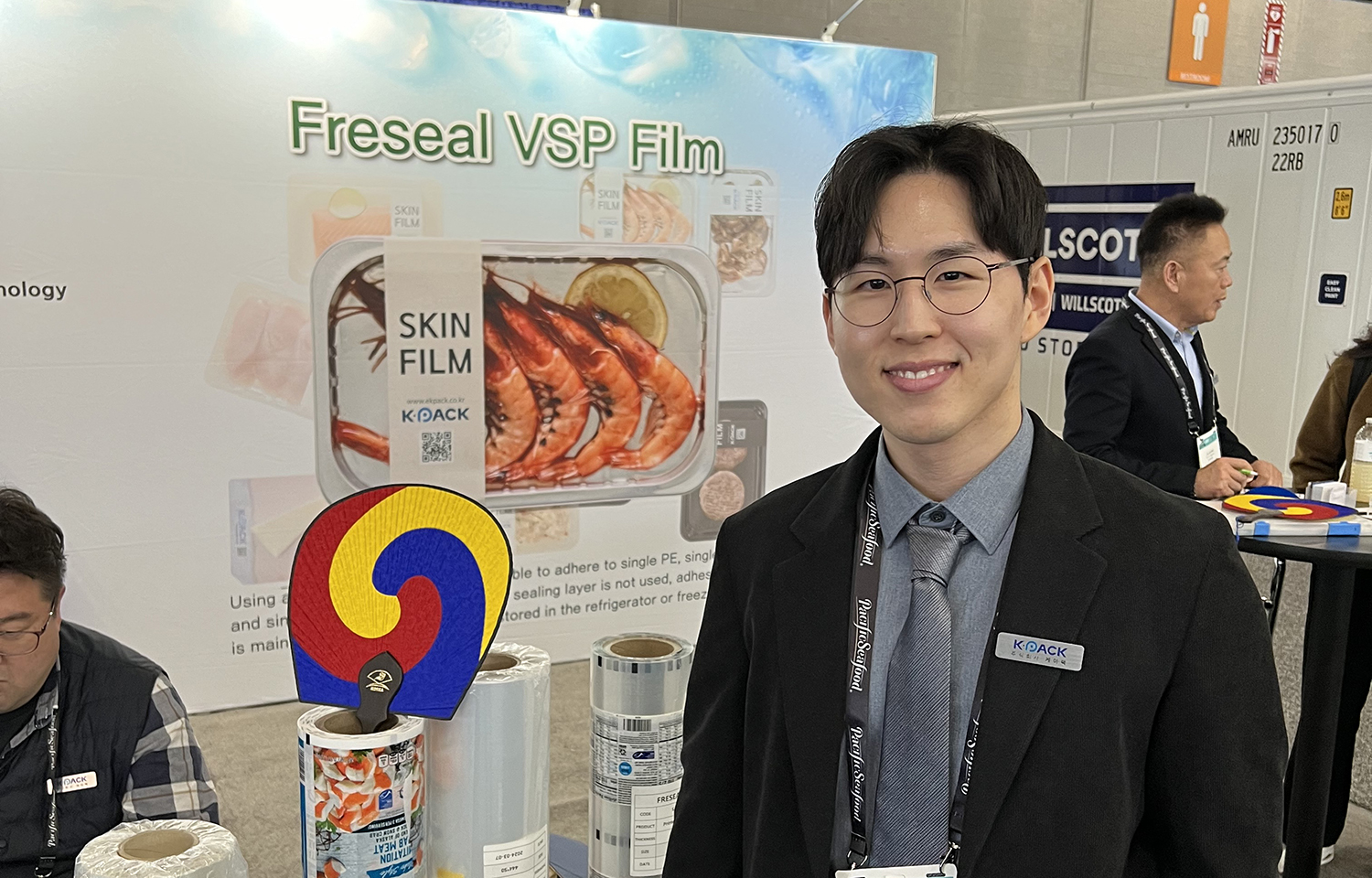 K-Pack International Sales Manager Caleb Park