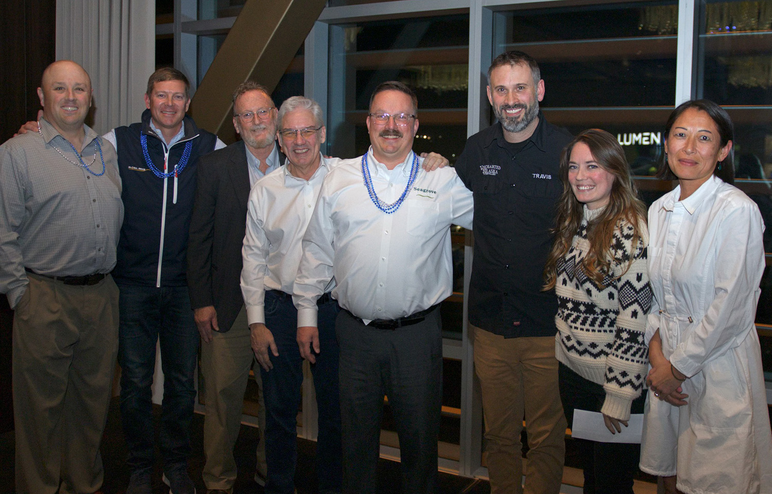 Members of the Uncharted Alaska Distillery team at the Alaska Symphony of Seafood Awards | Photo courtesy of the Alaska Symphony of Seafoods