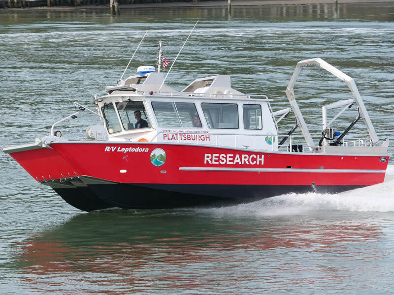 New research catamaran goes to work on Lake Champlain