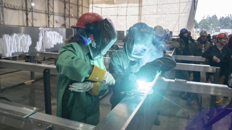 Nichols Brothers lays keel for San Francisco's all-electric ferry