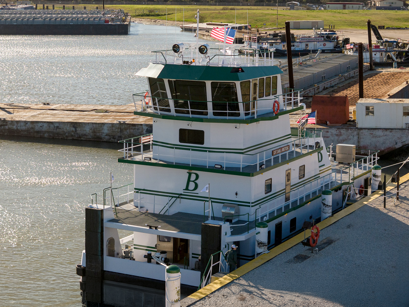 Capt. Daniel Armstrong towboat built by Vessel Repair Inc. for Blessey Marine Services