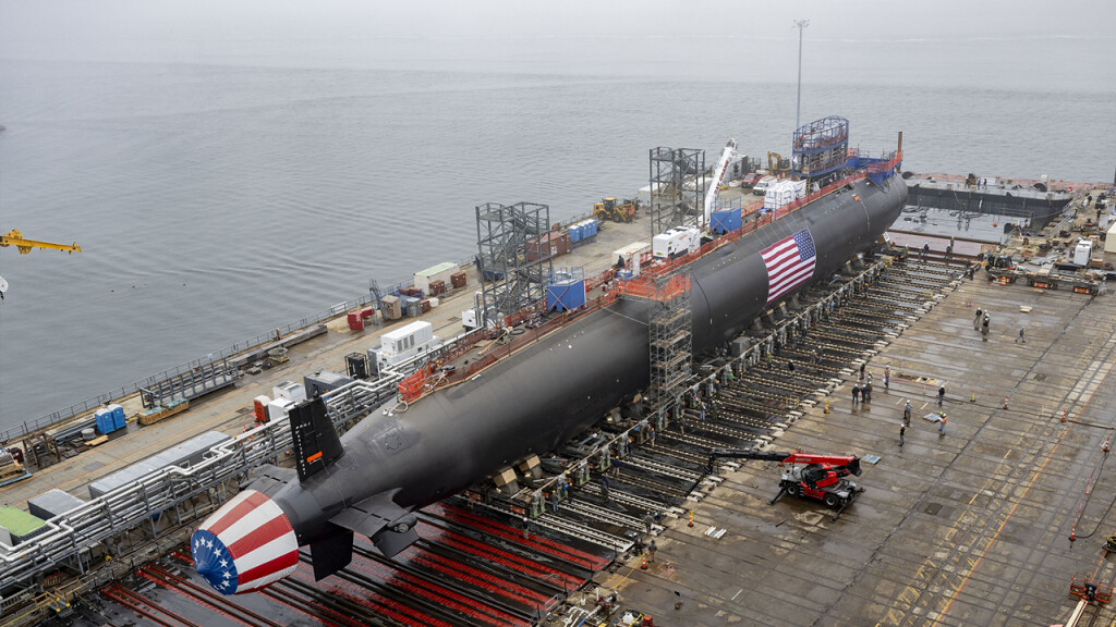 Submarine under construction