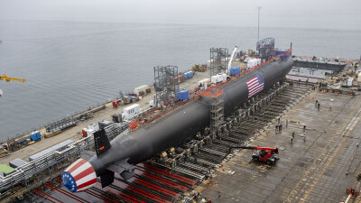 Submarine under construction