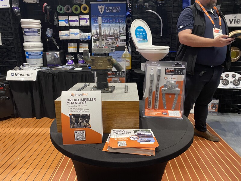 Marine technician designs tool to simplify impeller removal