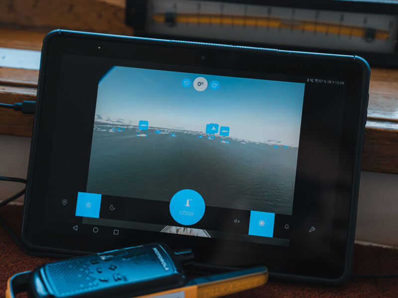 SEA.AI processes data from onboard low light and thermal cameras to create a detailed real time digital map of the vessel environment.