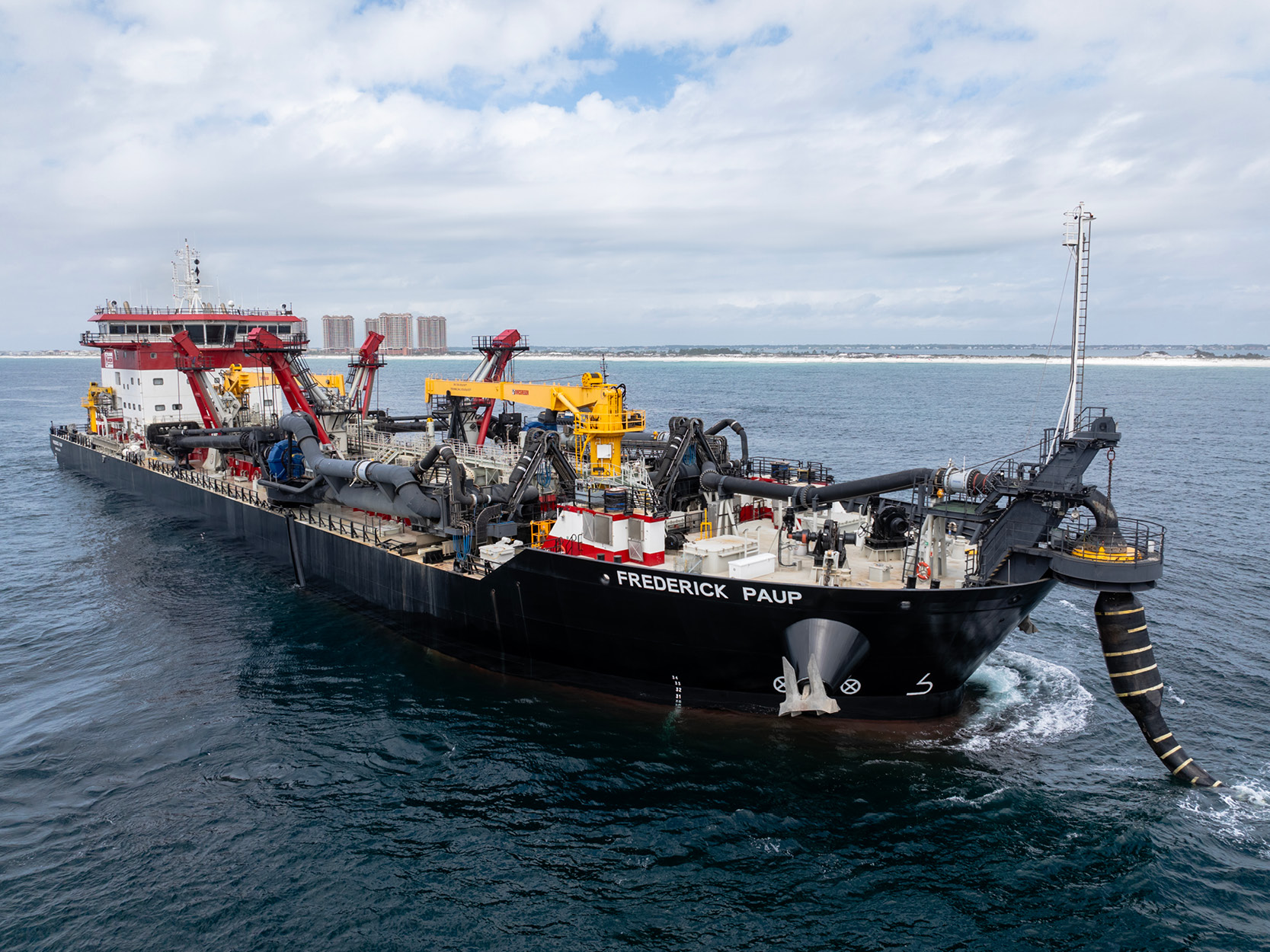 Frederick Paup trailing suction hopper dredger built by Seatrium AmFELS for Manson Construction