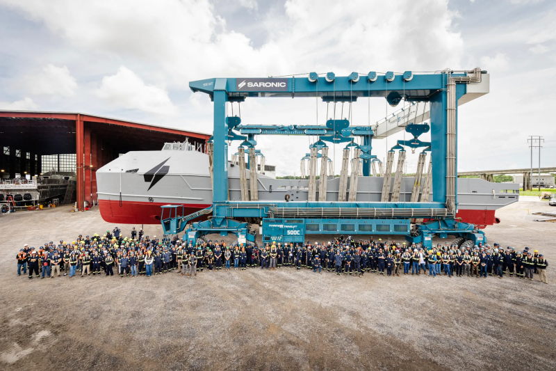 Saronic launches first Marauder MUSV, begins on-water trials | WorkBoat