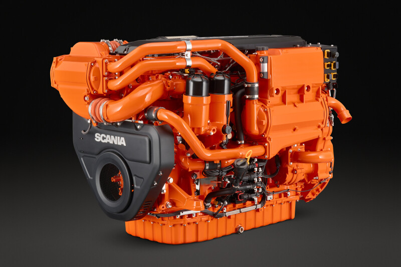 Scania to unveil new 13-liter engine at International WorkBoat Show